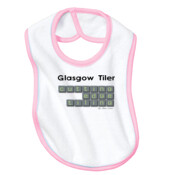 Glasgow Tiler T-Shirt - Baby Bibs